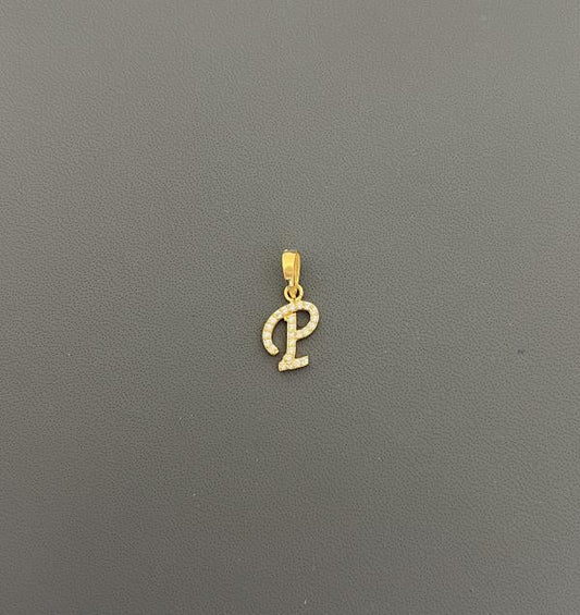 22KT GOLD INITIAL P 1.7GM