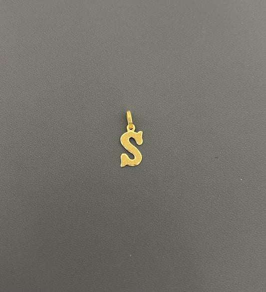 22KT GOLD INITIAL S 1.9GM