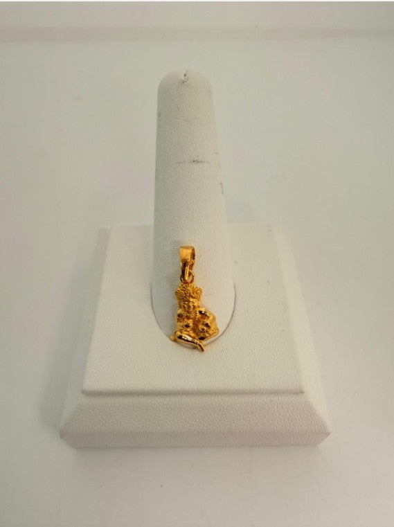 22KT Gold Krishna Charm 3GM