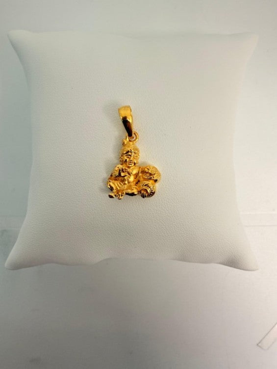 22KT GOLD KRISHNA CHARM 3.2GM