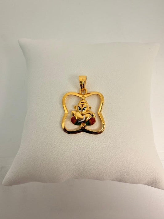 22KT GOLD GANESH CHARM 2.8GM