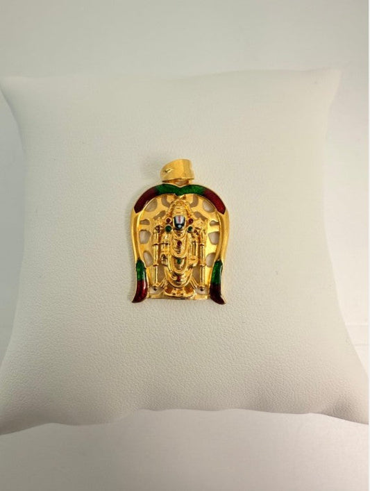 22KT GOLD VENKATESHWAR SWAMY CHARM 4.5GM