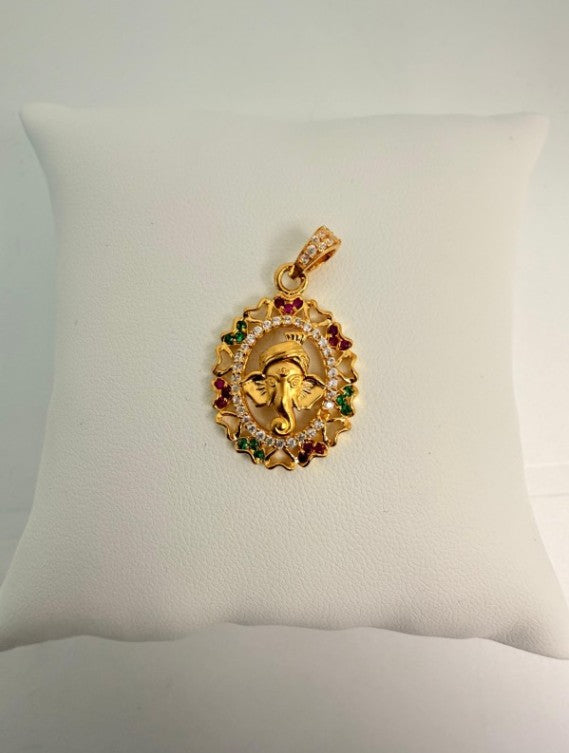 22KT GOLD GANESH CHARM 4GM
