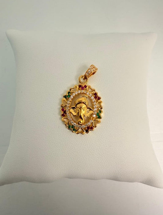 22KT GOLD GANESH CHARM 4GM