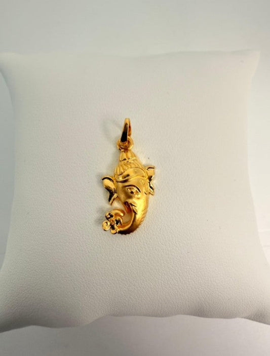 22KT GOLD GANESH CHARM 2.4GM