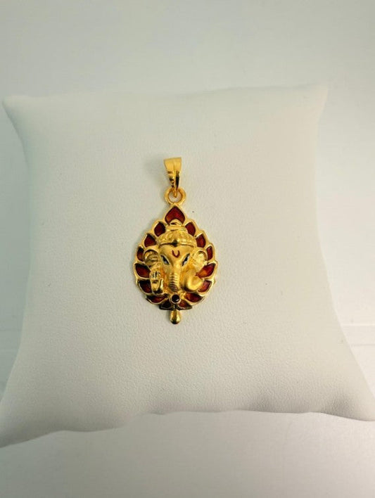 22KT GOLD GANESH CHARM 4.6GM