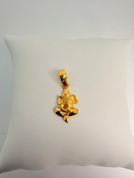 22KT GOLD GANESH CHARM 1.7GM