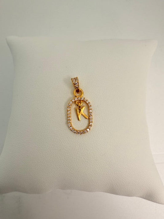 22KT GOLD INITIALS CHARM 1.3 GM