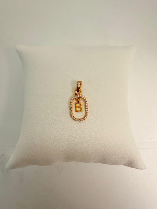 22KT GOLD INITIALS CHARM 1.2 GM