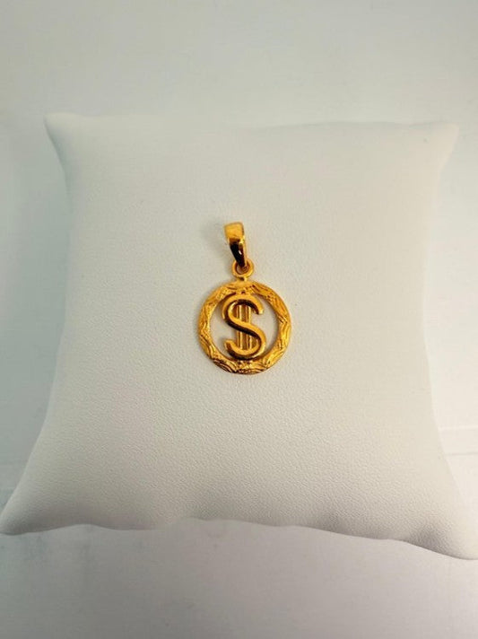 22KT GOLD INITIALS CHARM 2.0 GM