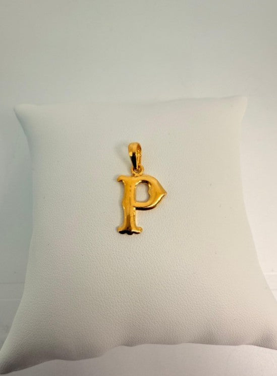 22KT GOLD INITIALS CHARM 1.9 GM