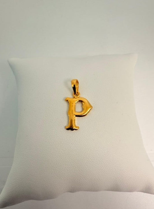 22KT GOLD INITIALS CHARM 1.9 GM