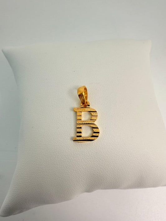 22KT GOLD INITIALS CHARM 1.6 GM