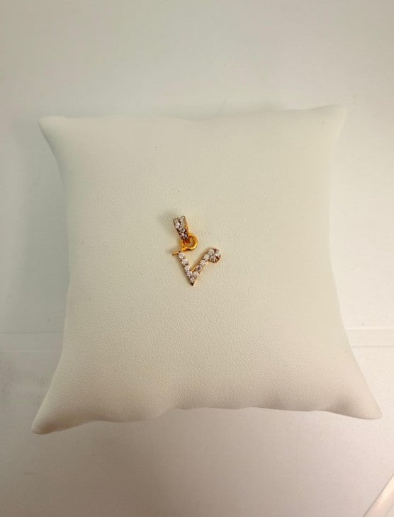 22KT GOLD INITIALS CHARM 0.8GM