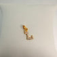 22KT Gold 'L' Initial Charm 0.8 GM