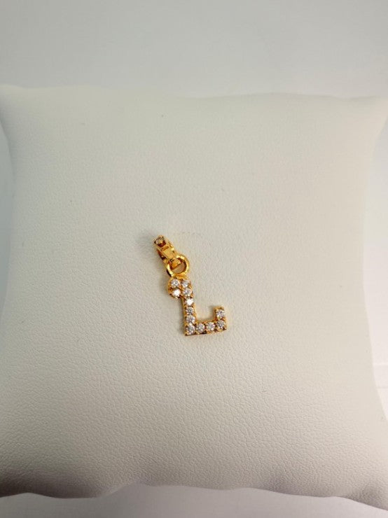 22KT GOLD INITIALS CHARM 0.8 GM