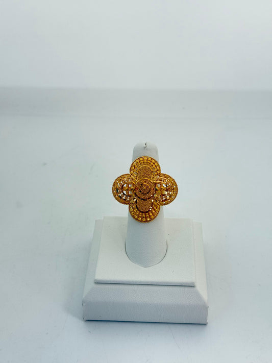 22KT GOLD LADIES RING 10.4 GM