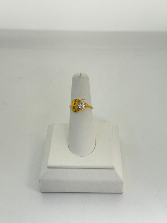 22KT GOLD LADIES RING 2.4 GM