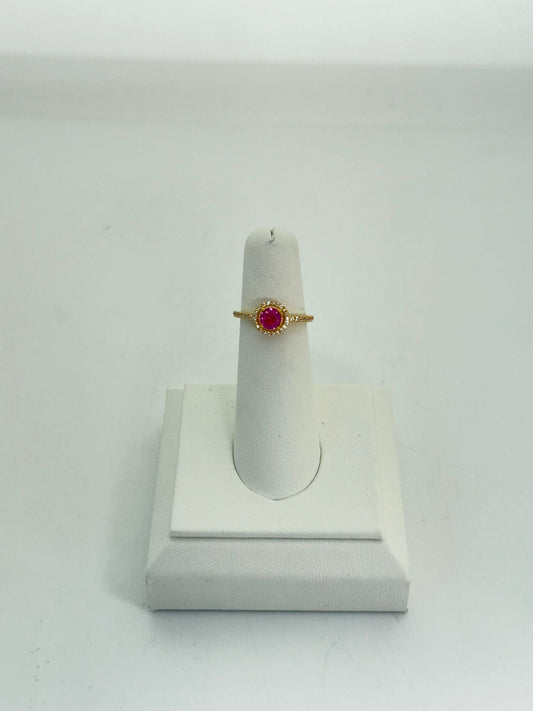 22KT GOLD LADIES RING 2.4 GM