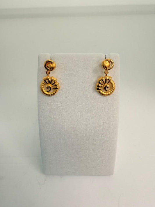 22KT GOLD EARRINGS 4.3 GM