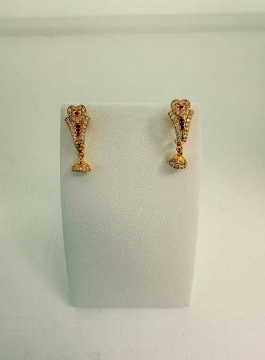 22KT GOLD EARRINGS 4.4 GM