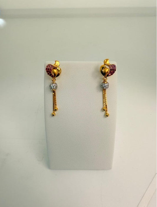 22KT GOLD EARRINGS 4.6 GM