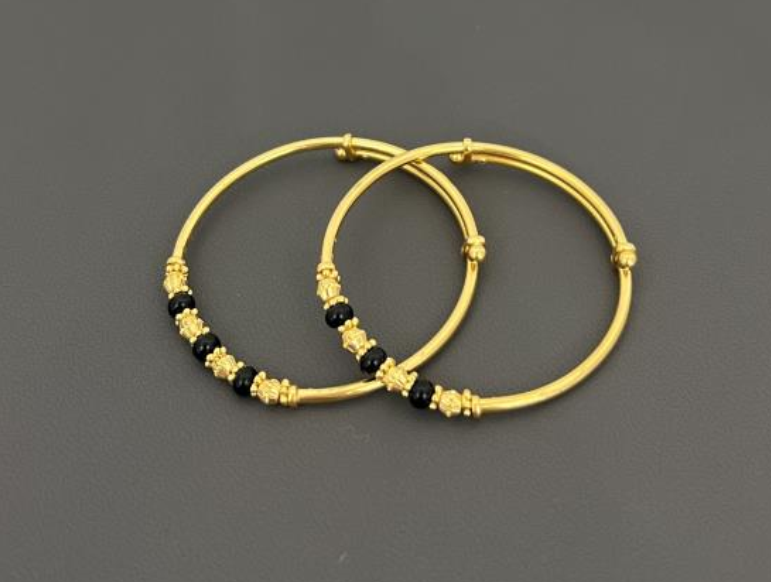 22KT Gold One Adjustable Baby Bracelet 7.2GM