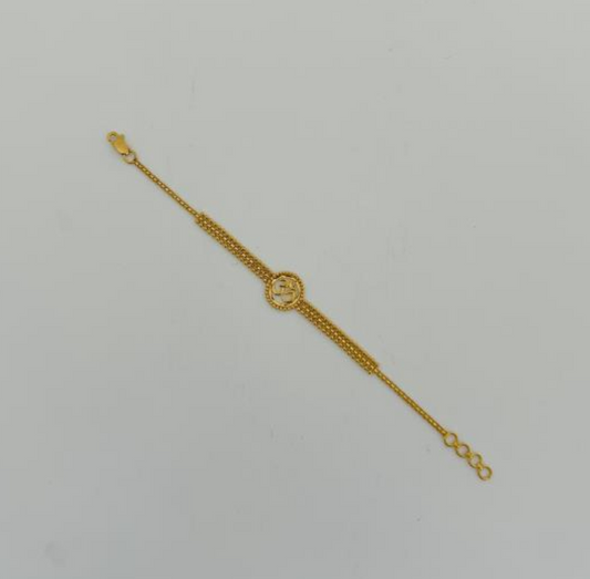 22KT GOLD BABY BRACELET 4.6GM