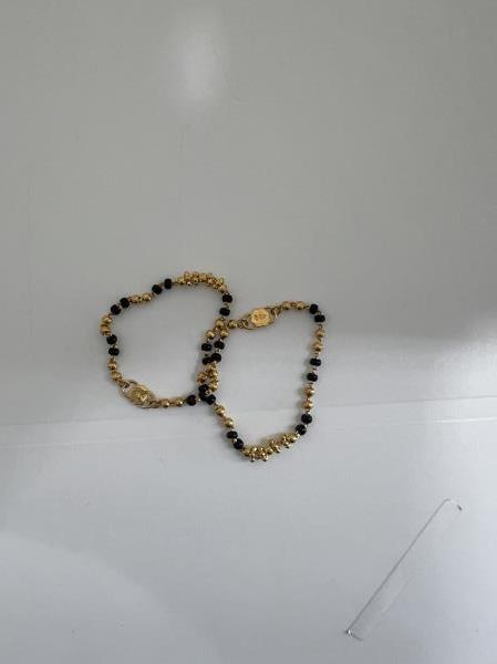 22KT GOLD PAIR OF BABY BRACELETS 6.1GM