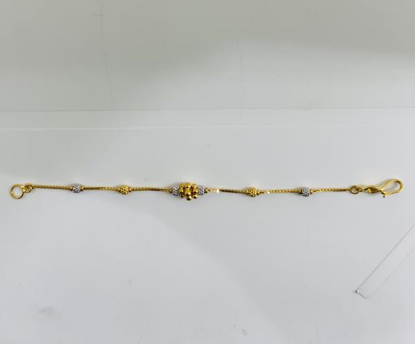 22KT GOLD BABY BRACELET 2.6GM