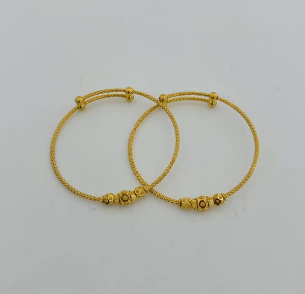 22KT GOLD BABY BANGLES EACH 4.2GM