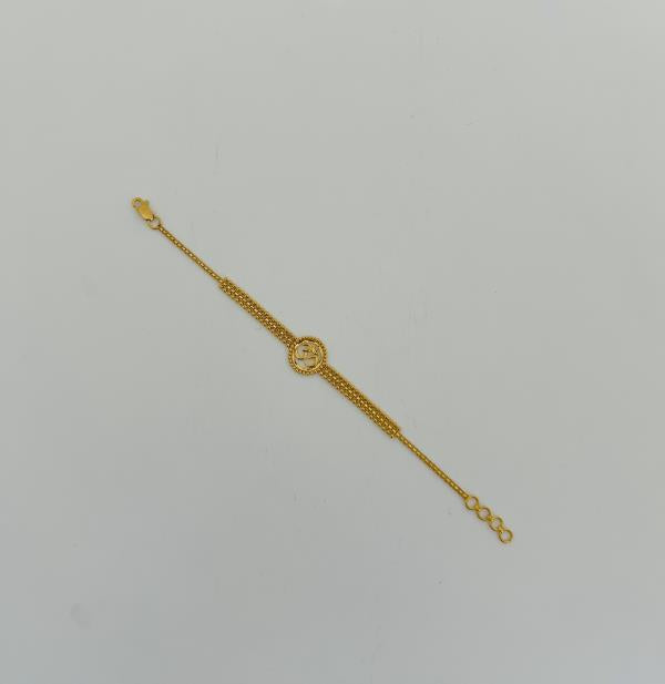 22KT GOLD BABY BRACELET 4.6GM