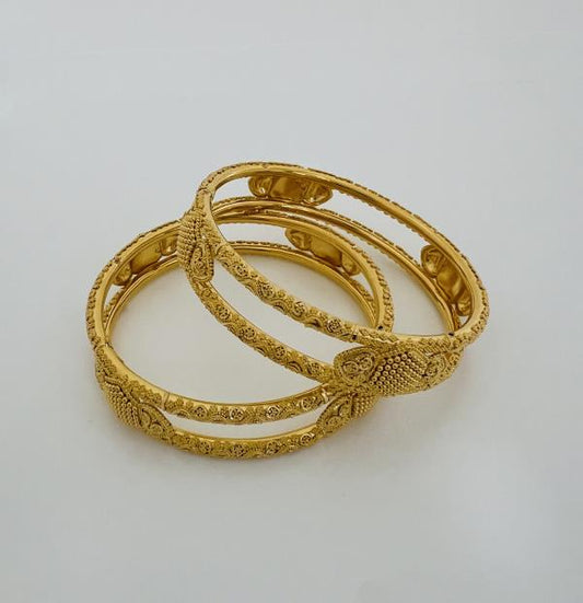 22KT GOLD BANGLES EACH 31.8GM