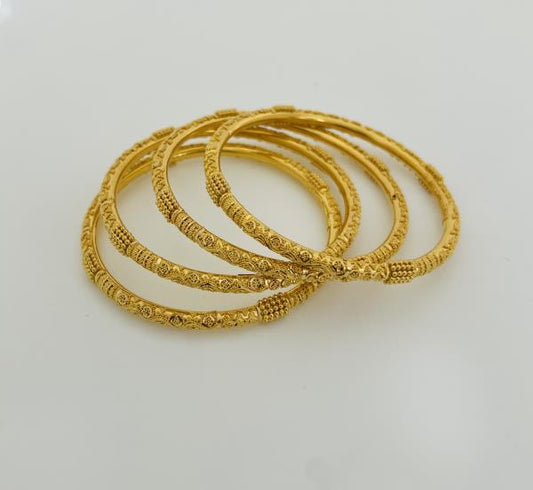 22KT GOLD BANGLES EACH 13.9GM