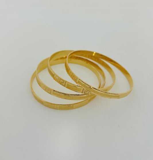 22KT GOLD BANGLES EACH 16GM