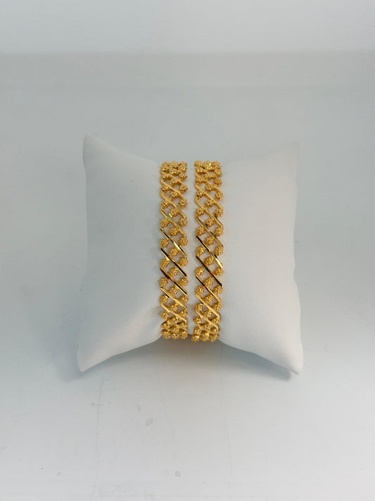 22KT GOLD BANGLE EACH  21GM
