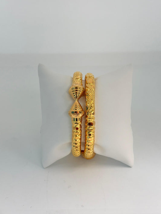 22KT GOLD BANGLE EACH  10.7 GM