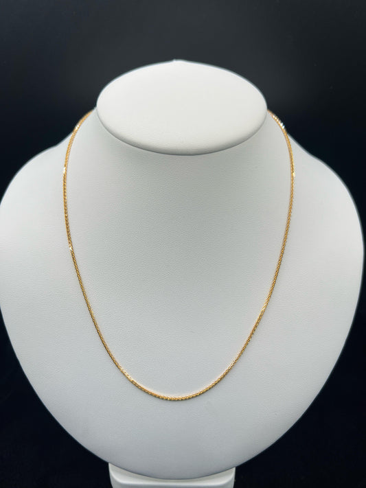 22KT GOLD CHAIN 18" 6.2GM