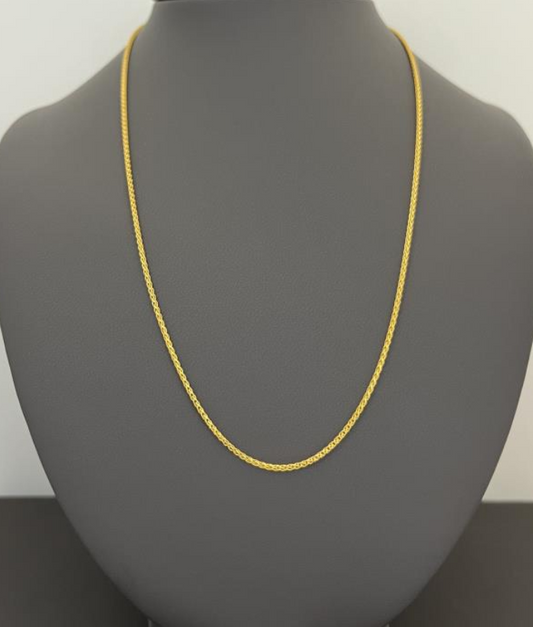 22KT GOLD CHAIN 7.3GM 18"