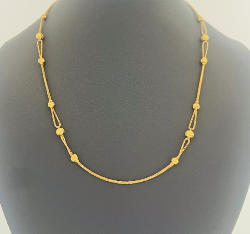 22KT GOLD FANCY CHAIN 9.4GM