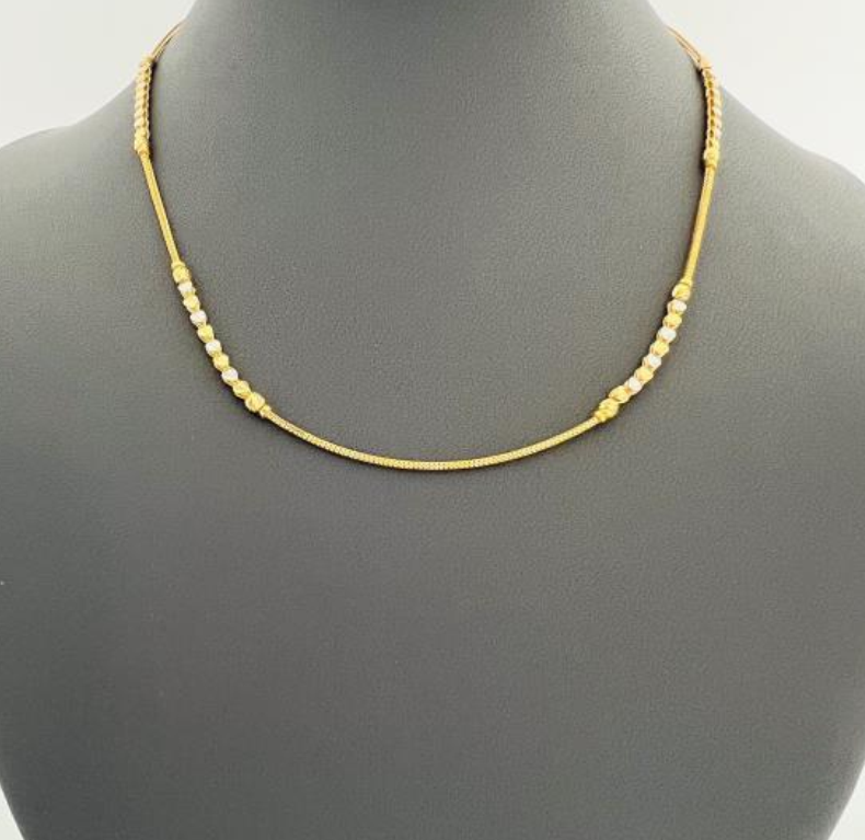 22KT GOLD FANCY CHAIN 7.2GM