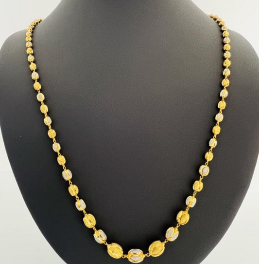 22KT GOLD GRADUATED MATARMALA 28.9GM