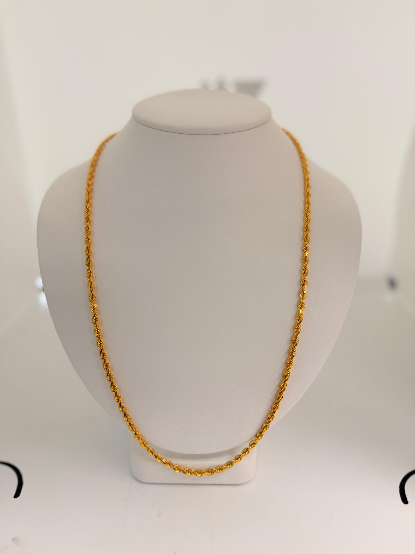 22KT ROPE GOLD CHAIN 34.9 GM
