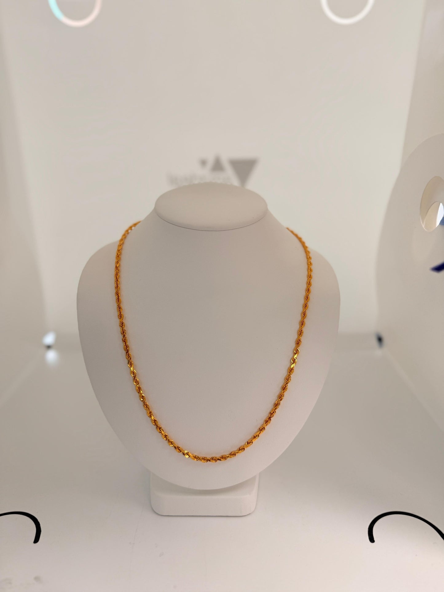 22KT ROPE GOLD CHAIN 30.9 GM