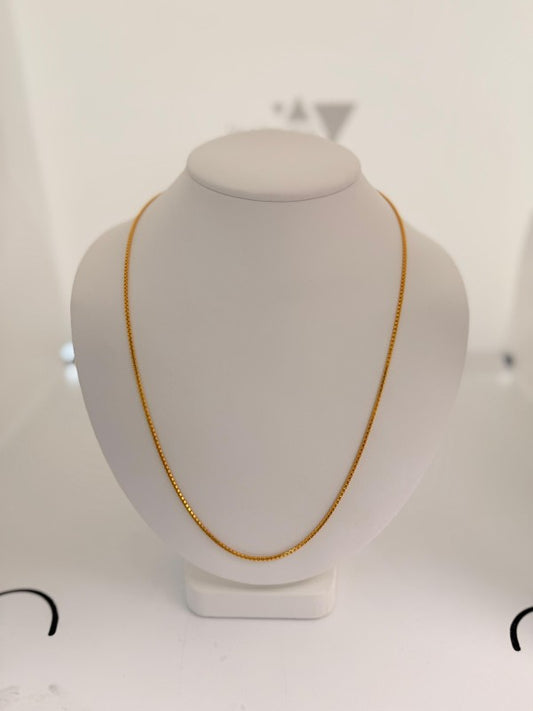 22KT GOLD BOX CHAIN 12.2GM