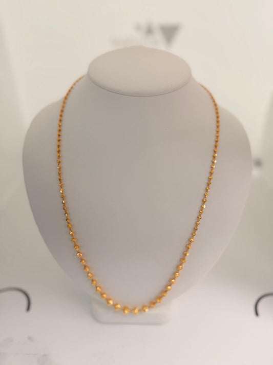 22KT GRADUATED MATARMALA 12.3 GM