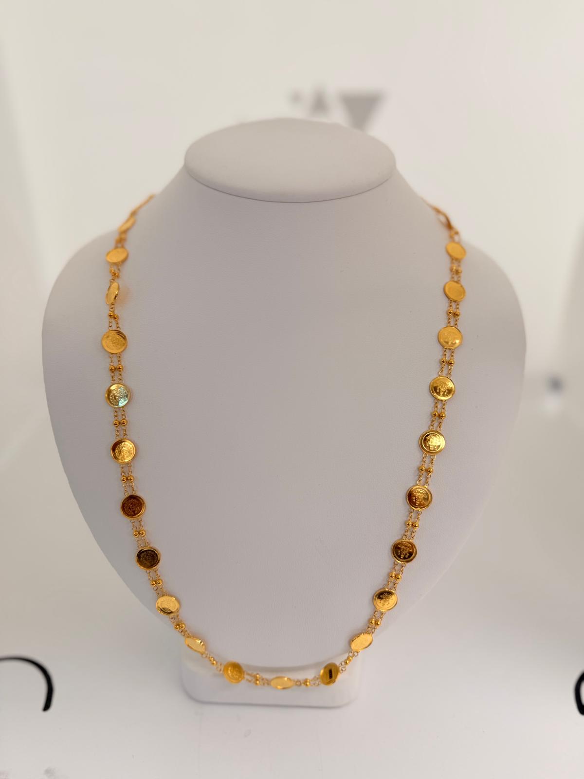 22KT GOLD LAKSHMI MALA 8.5 GM