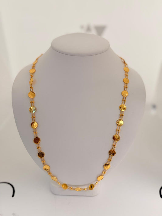 22KT GOLD LAKSHMI MALA 8.5 GM
