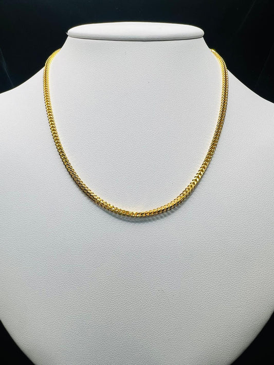 22KT Gold Classic Curb Chain 8gm