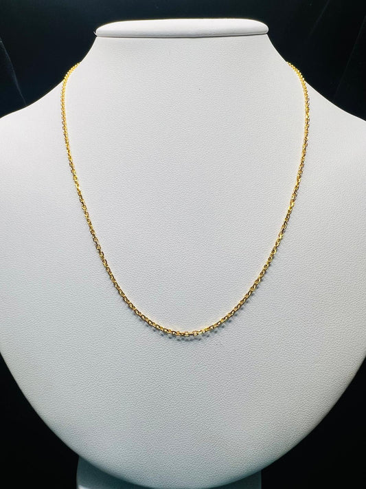 22KT Gold Delicate Link Chain 5.20gm